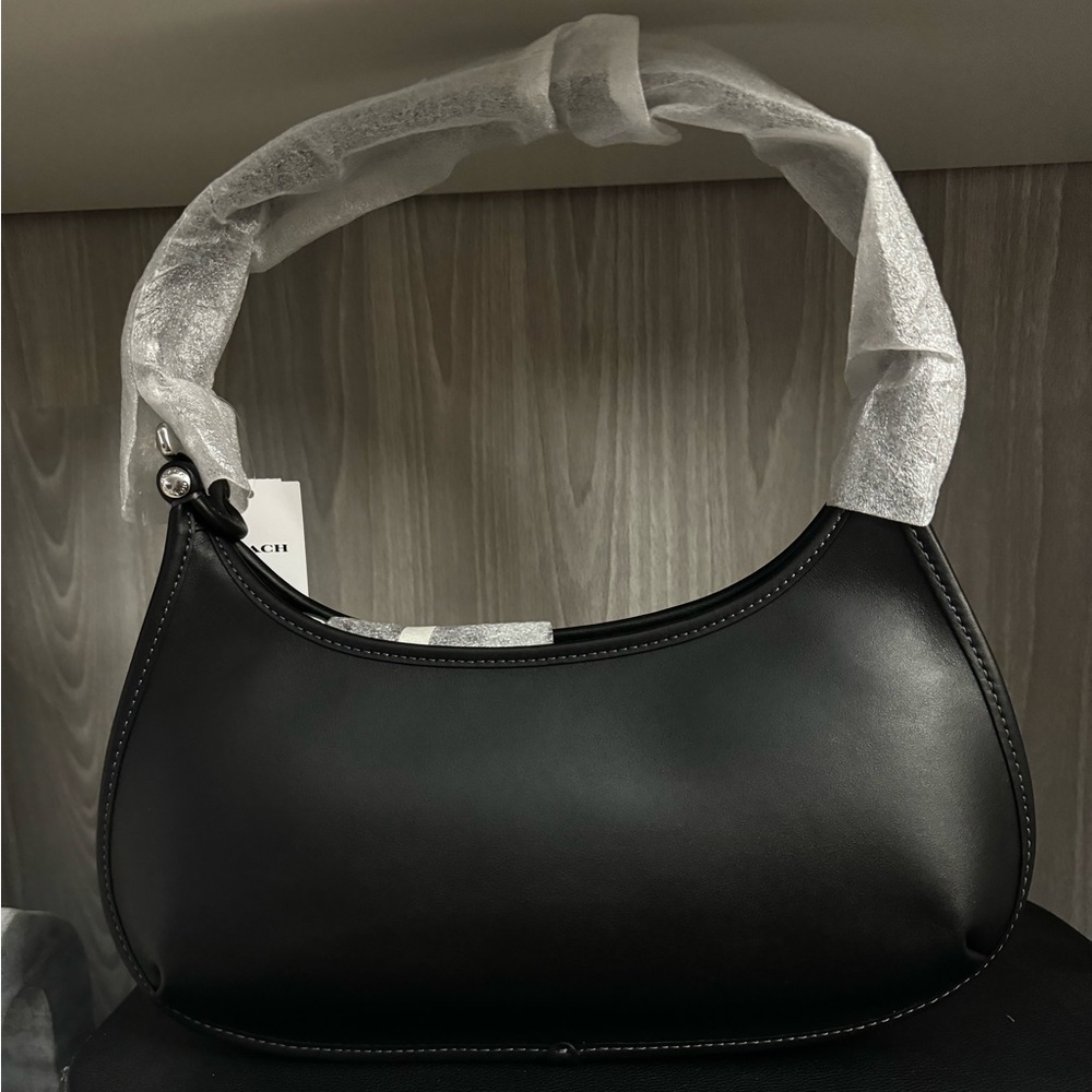Coach Black Leather Women's Bag